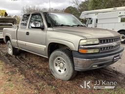 (Graysville, AL) 2000 Chevrolet Silverado 2500 4x4 Extended-Cab Pickup Truck Not Running, Condition