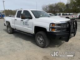 (Charlotte, NC) 2017 Chevrolet Silverado 2500HD 4x4 Extended-Cab Pickup Truck Duke Unit) (Runs & Mov