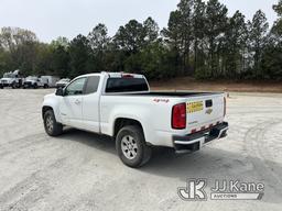 (Chester, VA) 2018 Chevrolet Colorado 4x4 Extended-Cab Pickup Truck Runs & Moves) (Bad Transmission