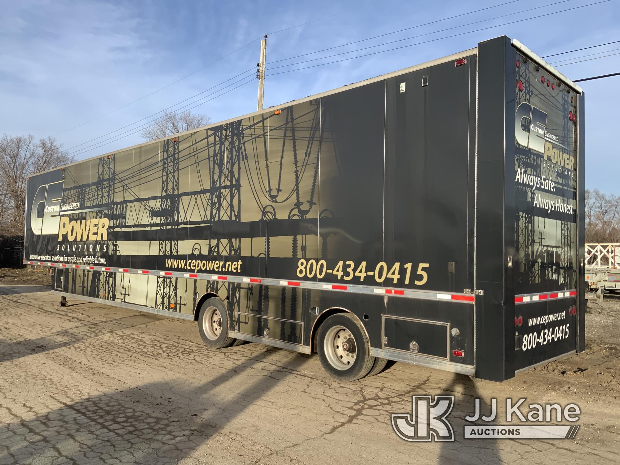 (South Beloit, IL) 1997 Competition Trailers T/A Race Transporter Enclosed Trailer Generator, Runs,