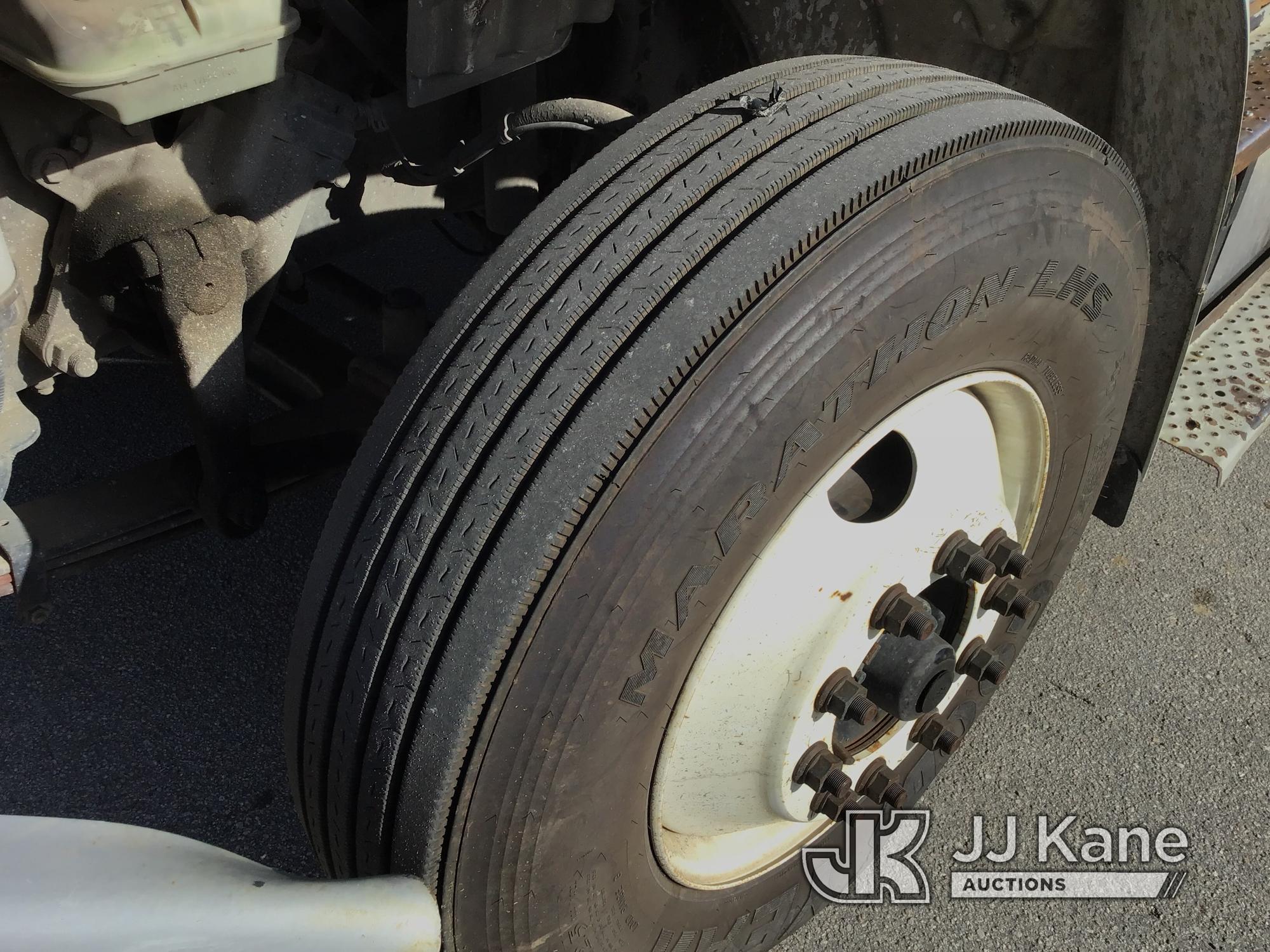 (Ocala, FL) Altec DM47B-TR, Digger Derrick rear mounted on 2017 Freightliner M2 106 Flatbed/Utility