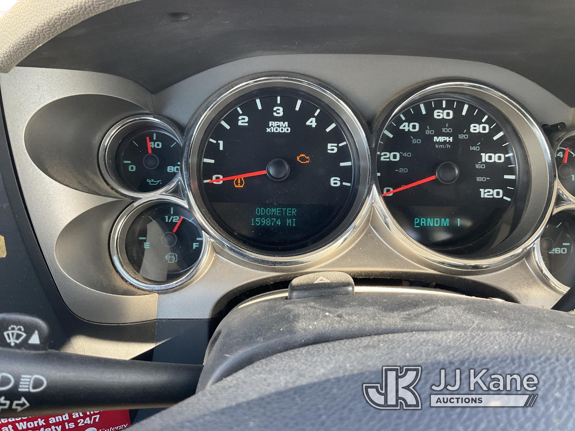 (Houston, TX) 2009 Chevrolet Silverado 2500HD Service Truck Starts & Runs, Jump To Start) (Does Not