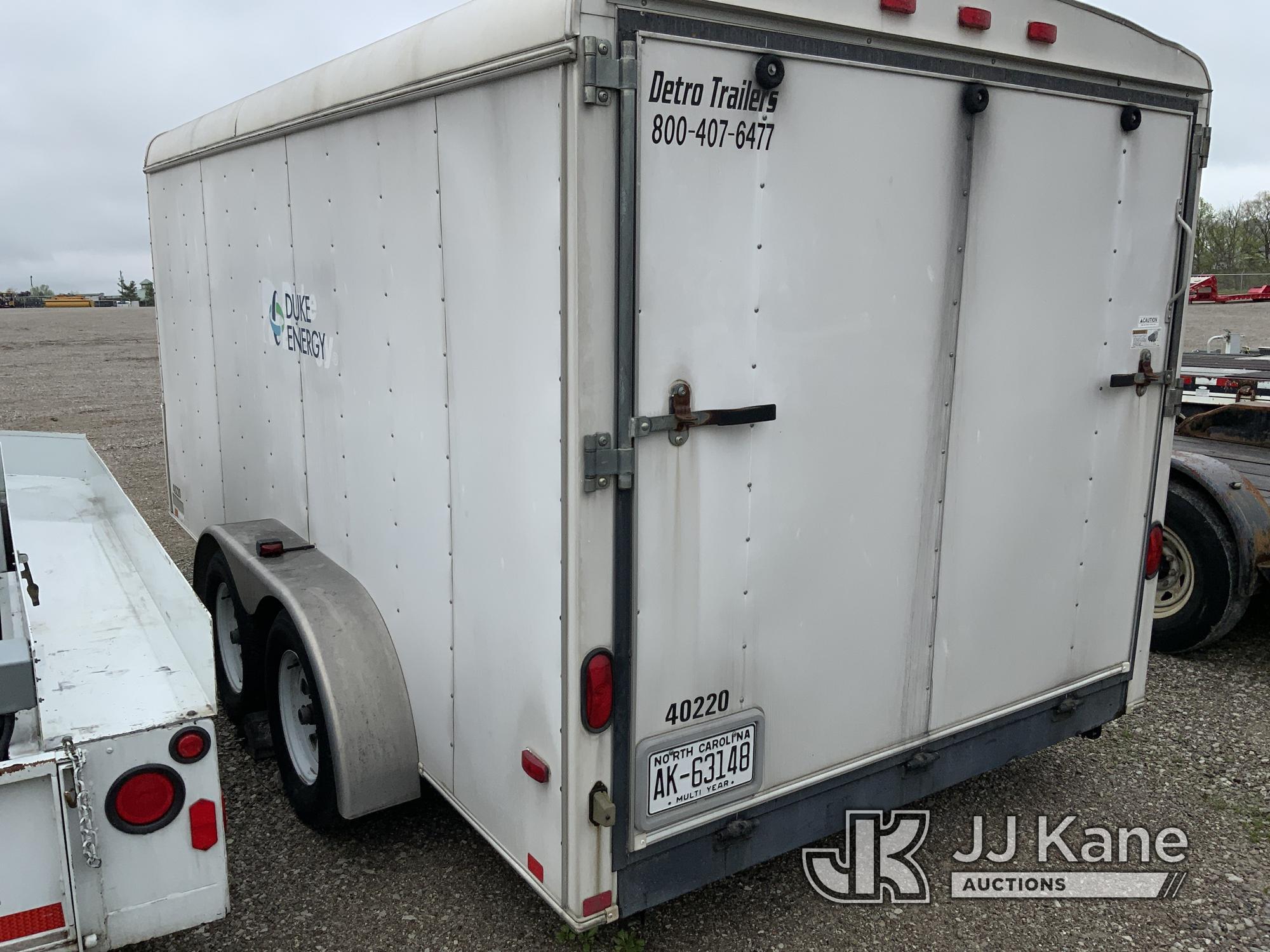 (Verona, KY) 2007 United T/A Enclosed Cargo Trailer Body Damage, Contents Included) (Duke Unit