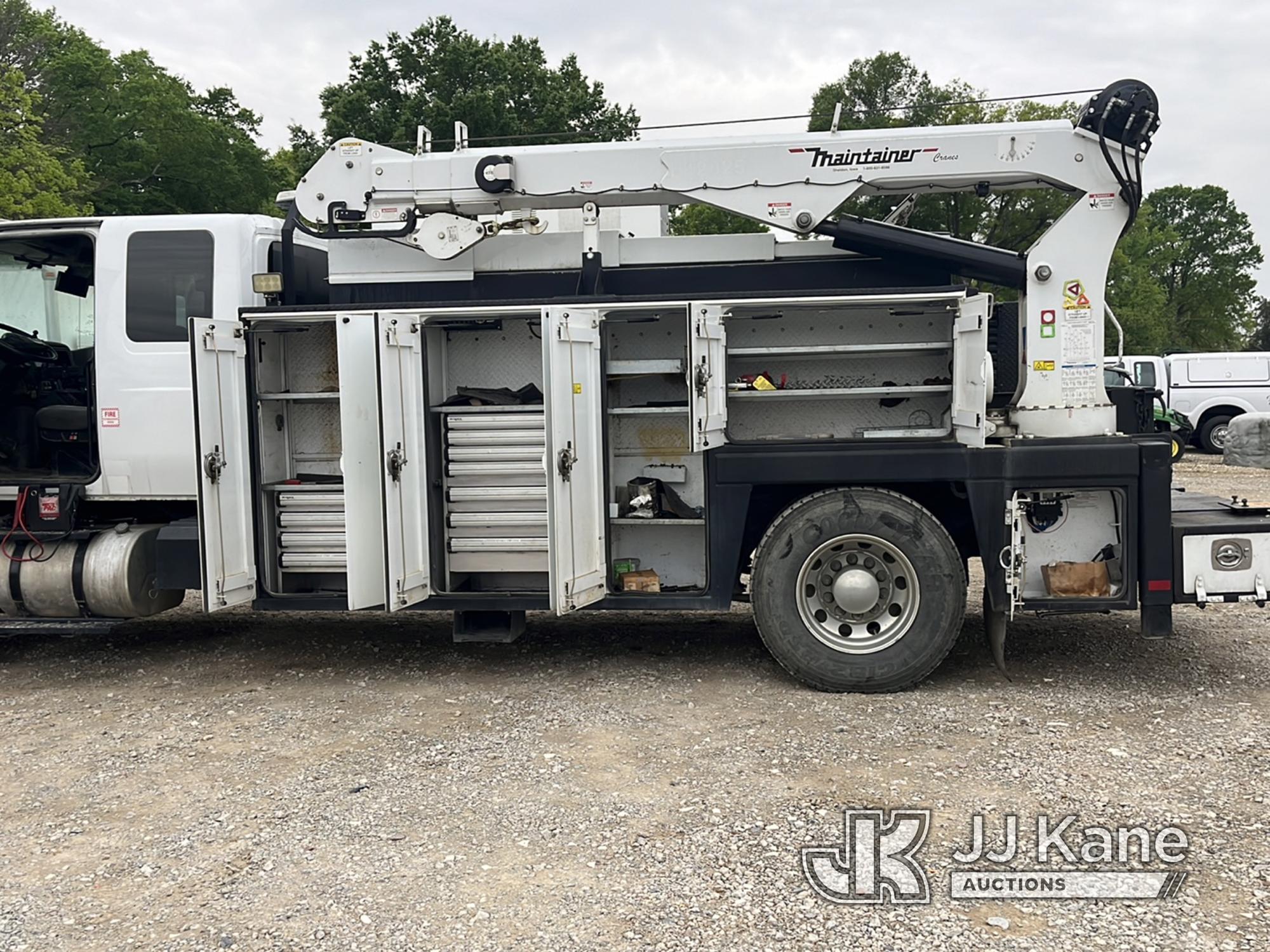 (Charlotte, NC) 2016 International 4400 Enclosed Mechanics Truck Not Running, Condition Unknown, Dri