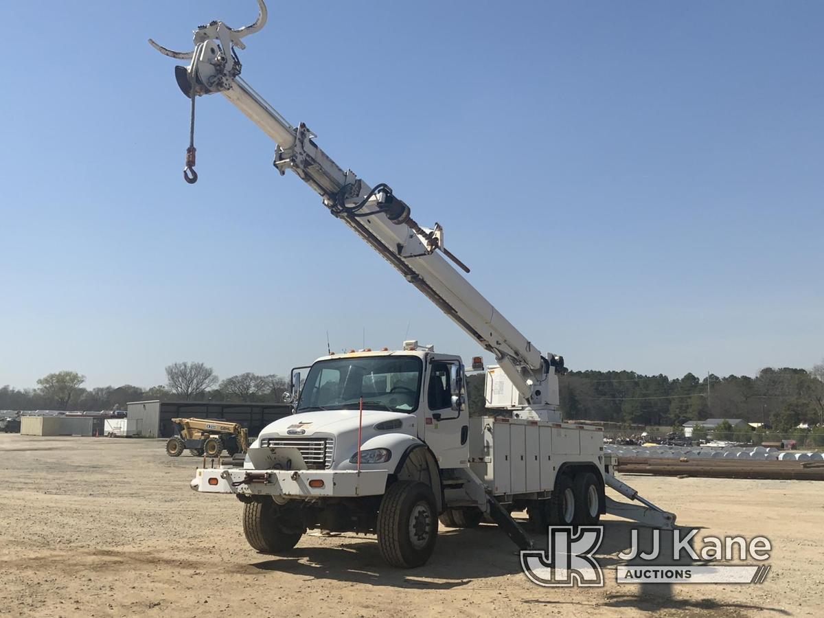 (Mount Airy, NC) Altec D4065-TR, Digger Derrick rear mounted on 2006 Freightliner M2 106 T/A Utility