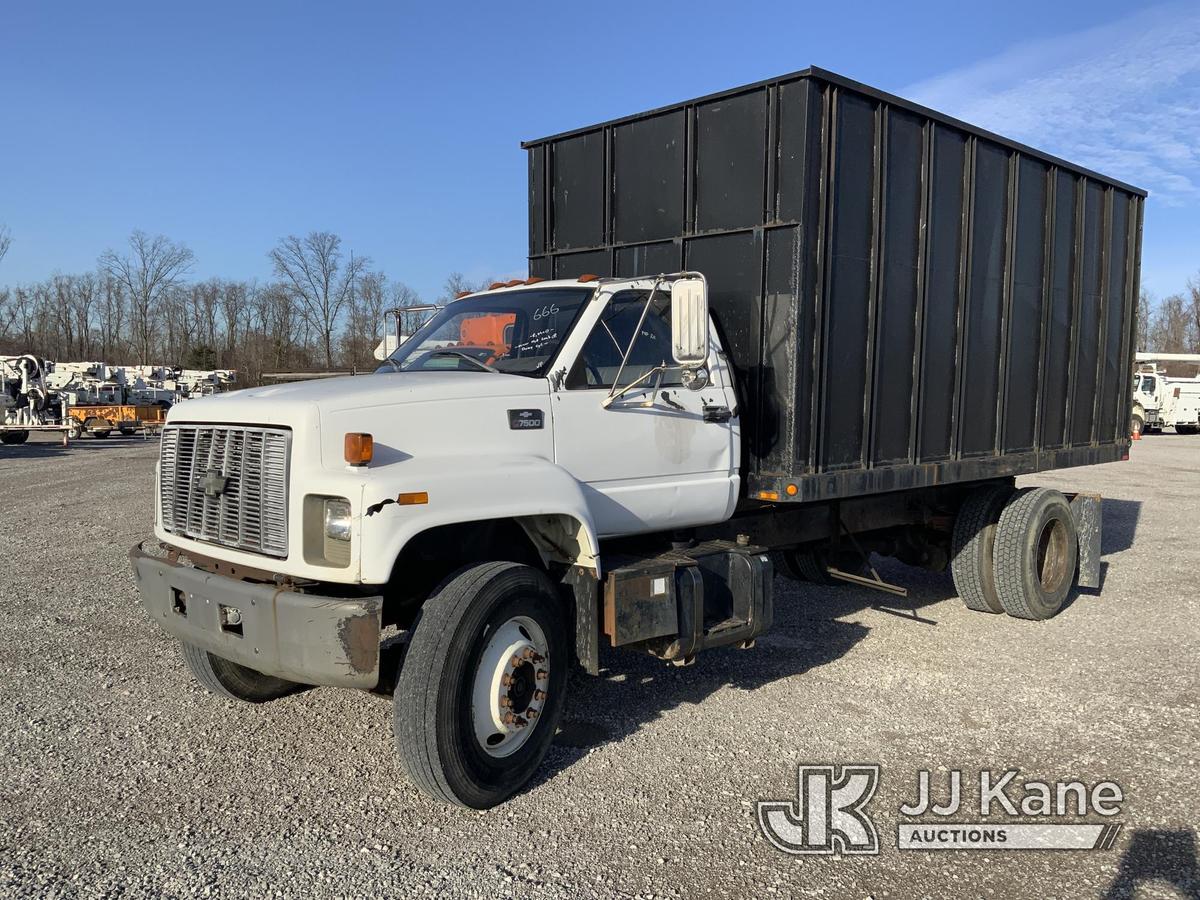 (Verona, KY) 1999 Chevrolet C7500 Dump Truck Runs, Moves & Operates) (Minor Hyd. Leak At Dump Cylind