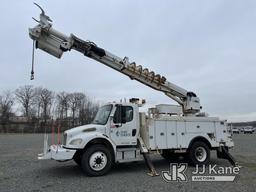 (Charlotte, NC) Altec DM47-BR, Digger Derrick rear mounted on 2011 Freightliner M2 106 Utility Truck