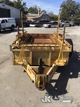 (Ocala, FL) 1999 Crosley T/A Reel/Material Trailer, 12ft x 7ft Good Condition, Towable