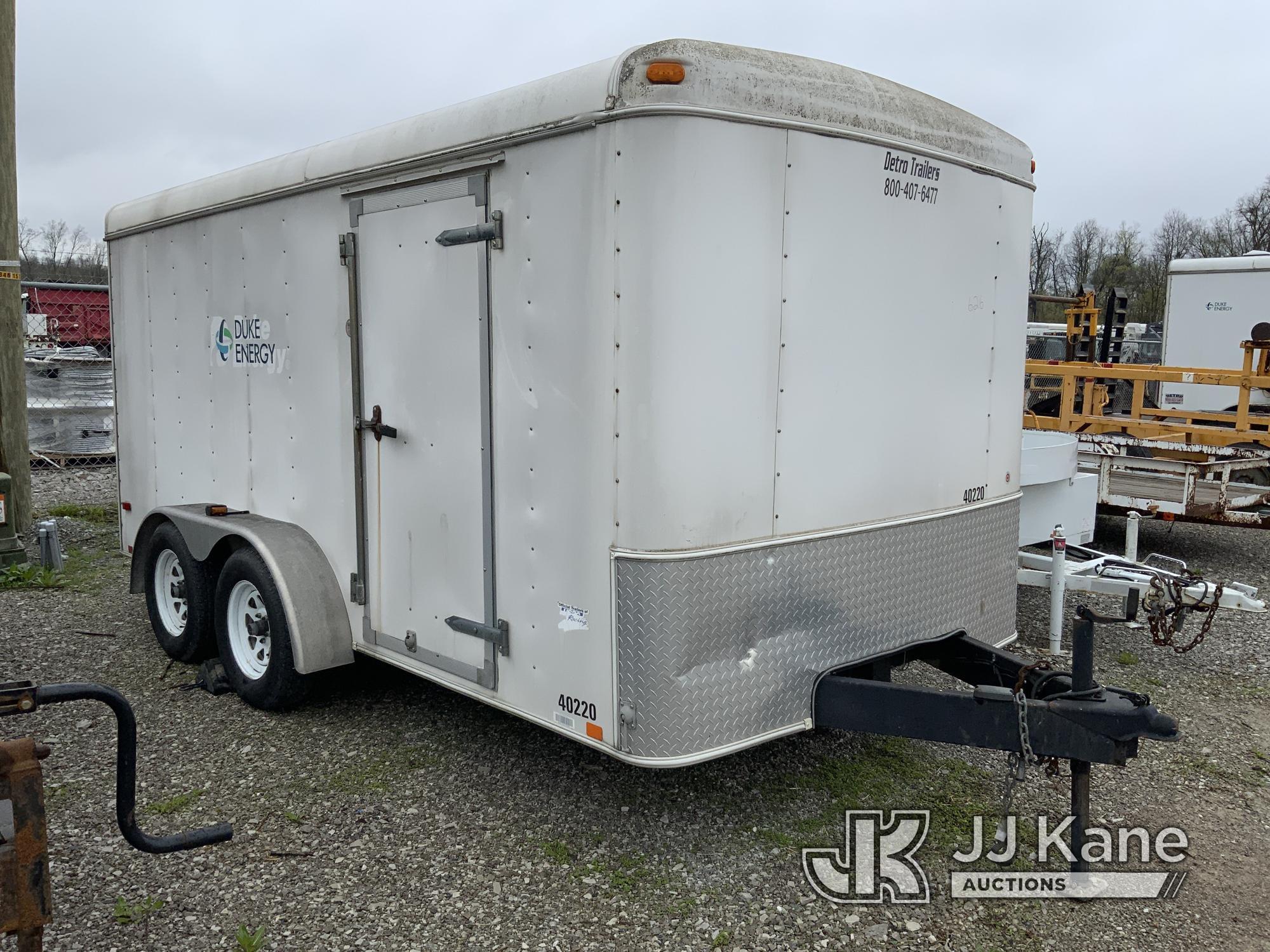 (Verona, KY) 2007 United T/A Enclosed Cargo Trailer Body Damage, Contents Included) (Duke Unit