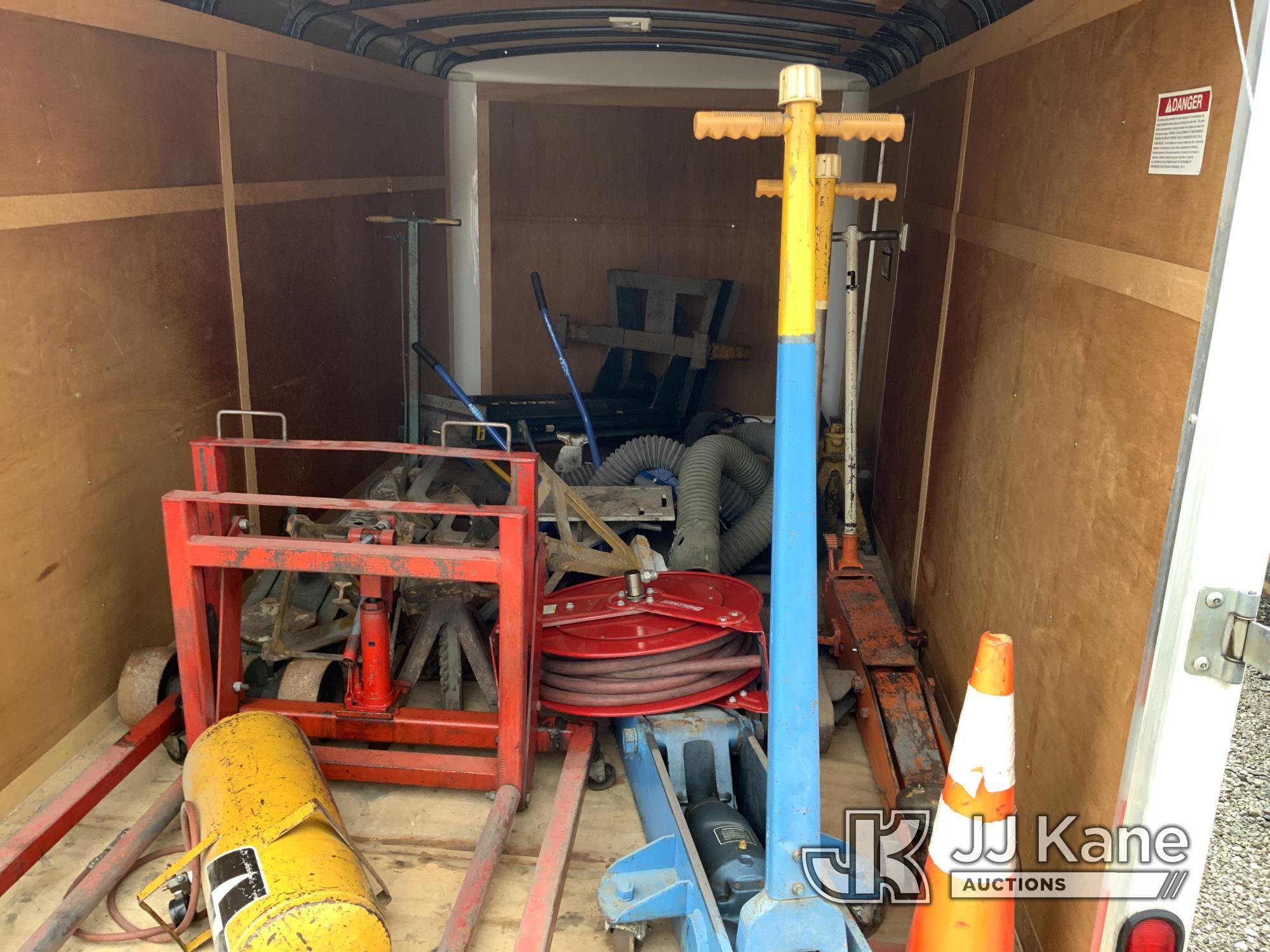 (Verona, KY) 2007 United T/A Enclosed Cargo Trailer Body Damage, Contents Included) (Duke Unit
