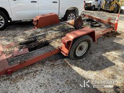 (Tampa, FL) 2006 Ditch Witch S7B Trailer Tilt Deck Flat Bed Trailer Towable) (Flat Tire