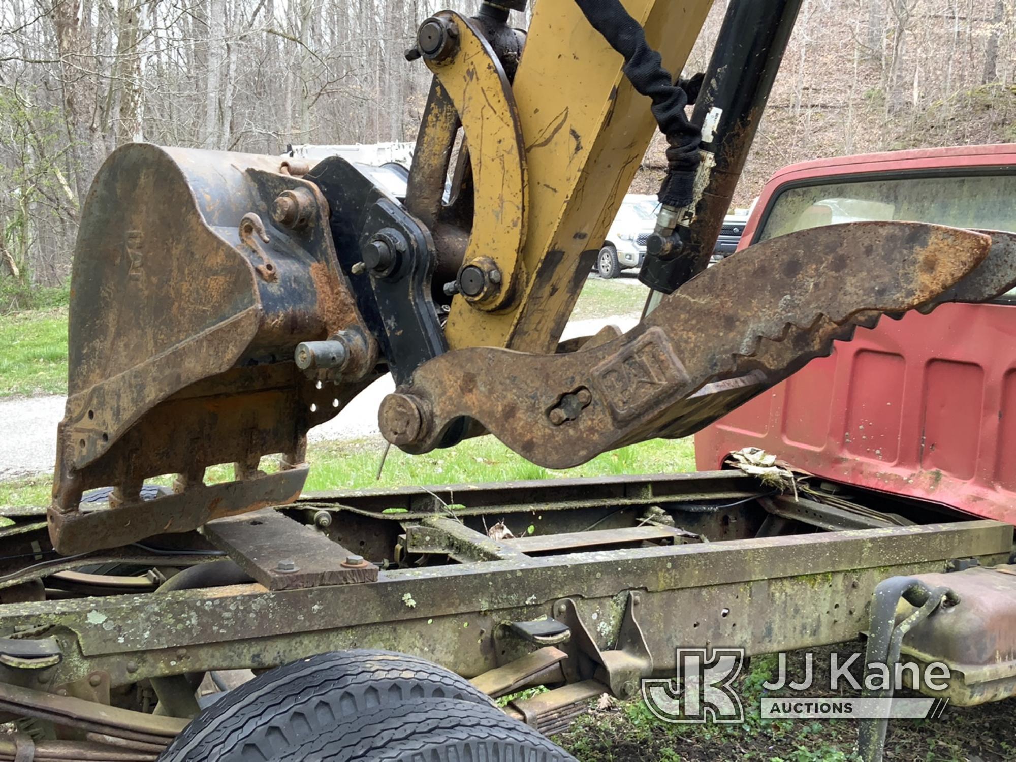 (Oil Springs, KY) 2007 Caterpillar 304C Hydraulic Excavator Not Running, Condition Unknown, Blown Ho