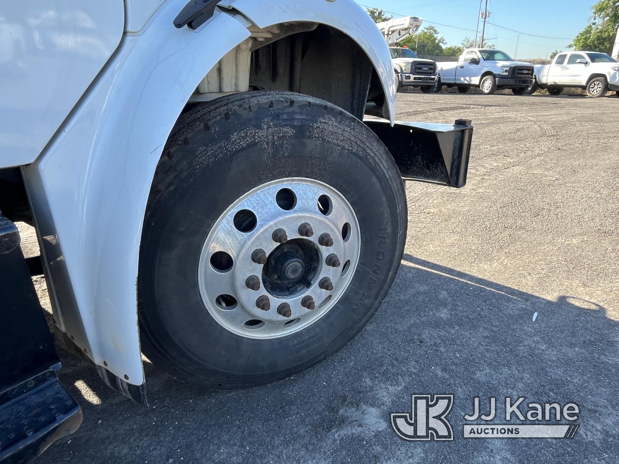 (Tampa, FL) Altec DC47-TR, Digger Derrick rear mounted on 2014 Freightliner M2 106 Utility Truck Run