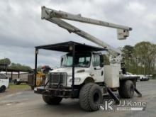 Terex/HiRanger XT60, Over-Center Bucket Truck rear mounted on 2014 Freightliner M2 106 4x4 Flatbed T