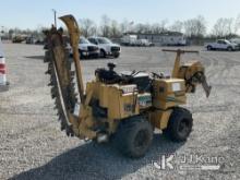 2006 Vermeer LM42 Rubber Tired Articulating Walk Beside Cable Plow/Trencher Runs, Moves & Operates