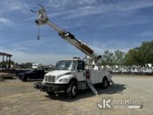 Altec DC47-TR, Digger Derrick corner mounted on 2019 Freightliner M2 106 4x4 Utility Truck Runs, Mov