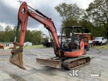 2014 Kubota KX057-4R1A Mini Hydraulic Excavator Runs, Moves, Operates