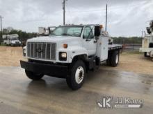 (Houston, TX) 1993 Chevrolet C7500 Flatbed Truck Runs & Moves