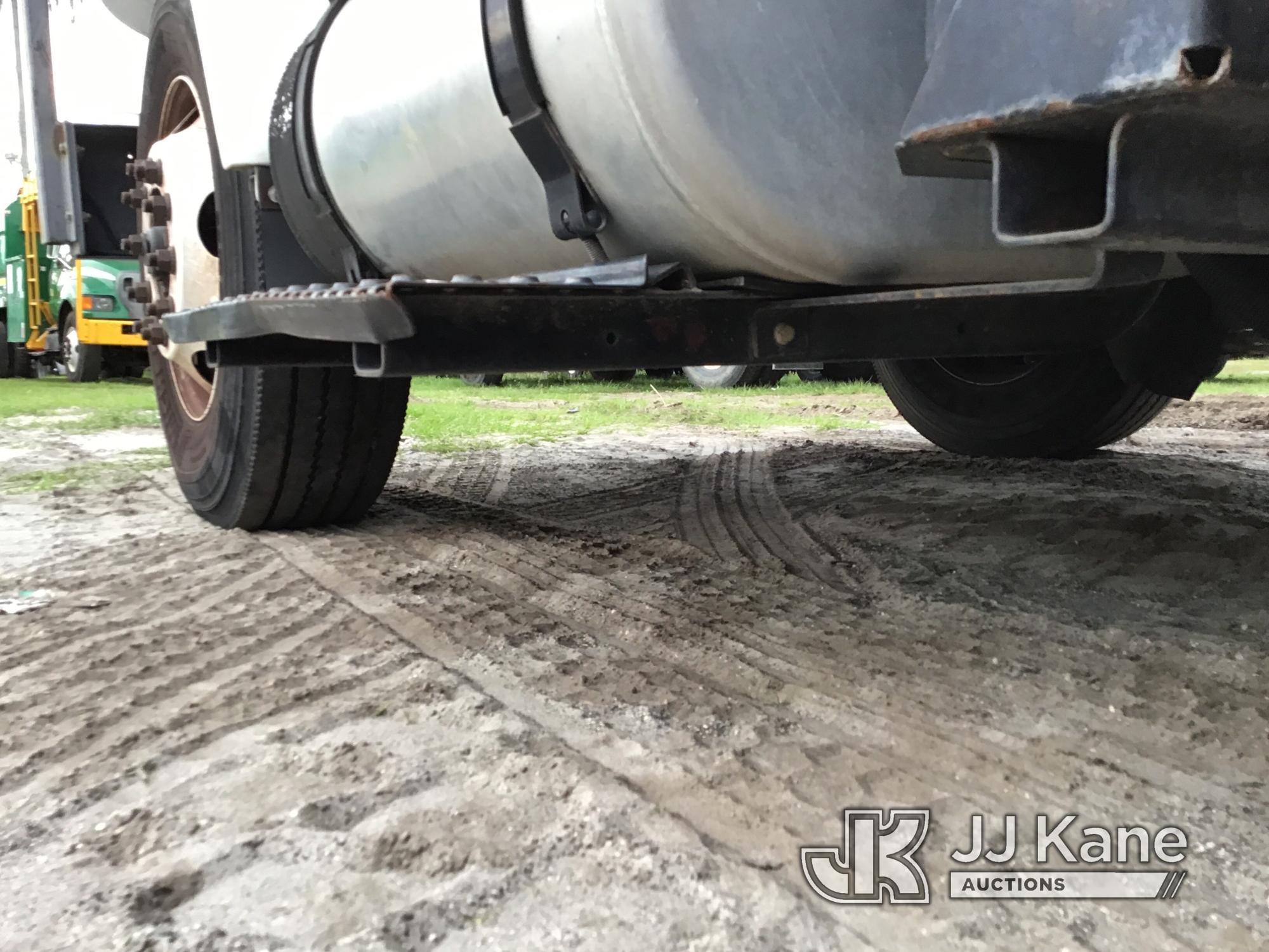 (Ocala, FL) Altec LR756, Over-Center Bucket Truck mounted behind cab on 2015 Ford F750 Chipper Dump