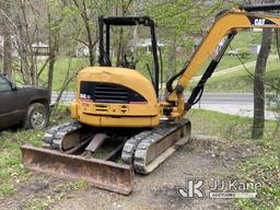 (Oil Springs, KY) 2007 Caterpillar 304C Hydraulic Excavator Not Running, Condition Unknown, Blown Ho