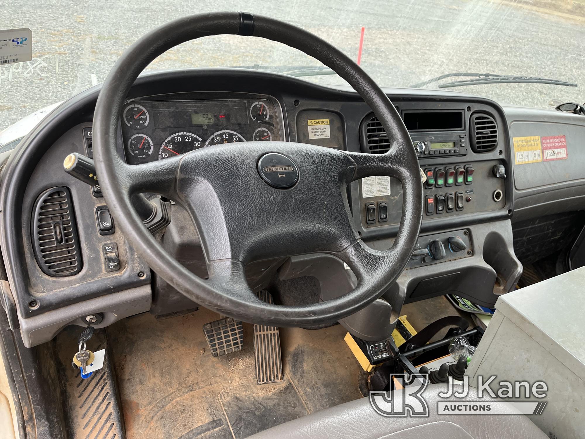 (Charlotte, NC) Altec DM47-BR, Digger Derrick rear mounted on 2011 Freightliner M2 106 Utility Truck