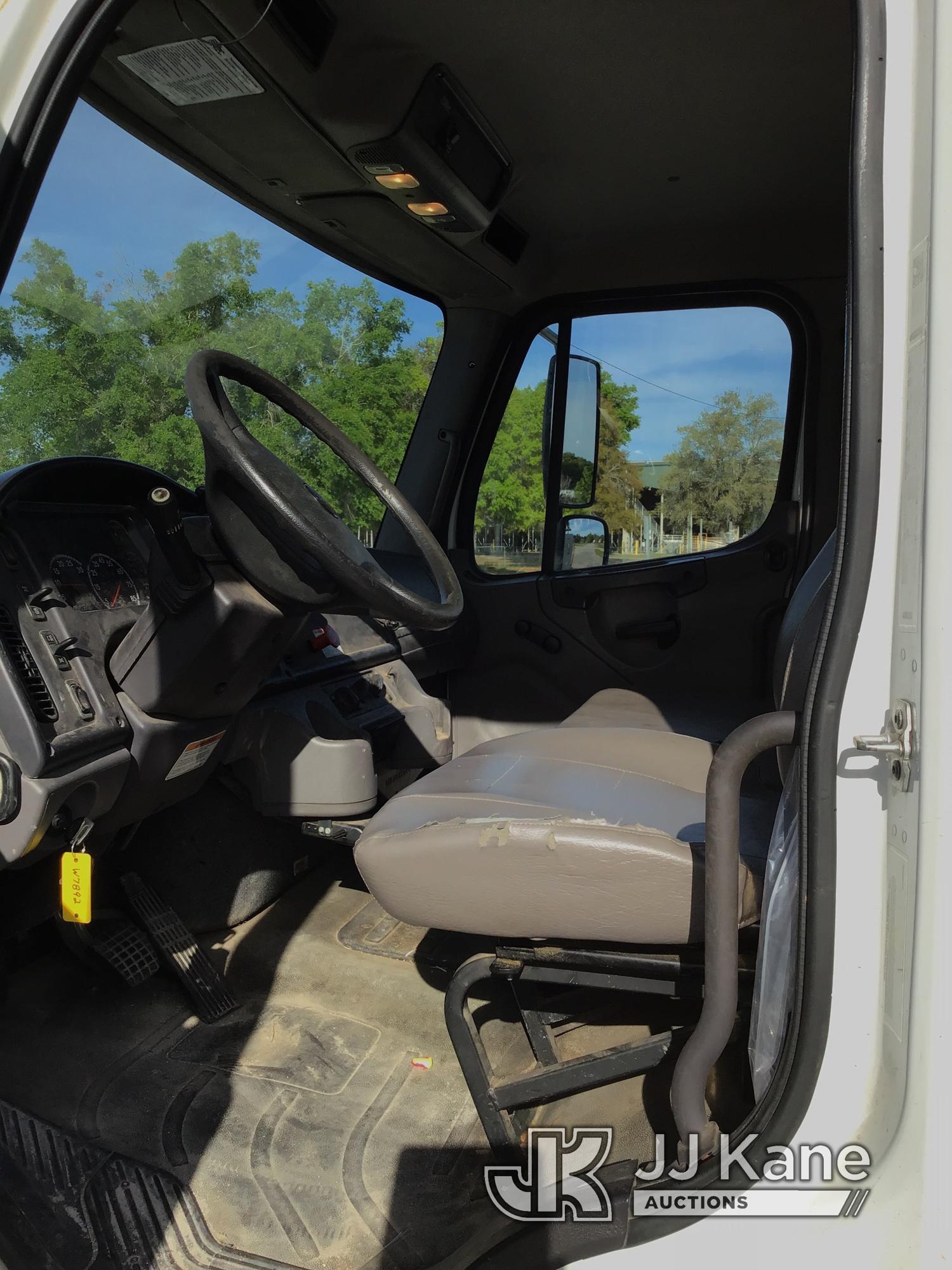 (Ocala, FL) Altec DM47B-TR, Digger Derrick rear mounted on 2017 Freightliner M2 106 Flatbed/Utility