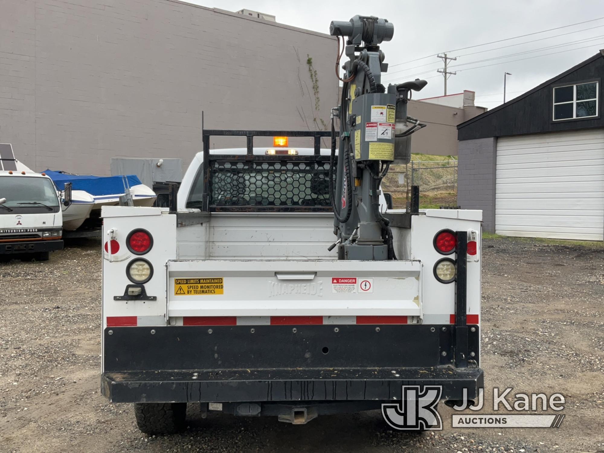 (Charlotte, NC) 2013 Ford F350 4x4 Extended-Cab Service Truck Runs, Moves & Operates) (Paint Damage