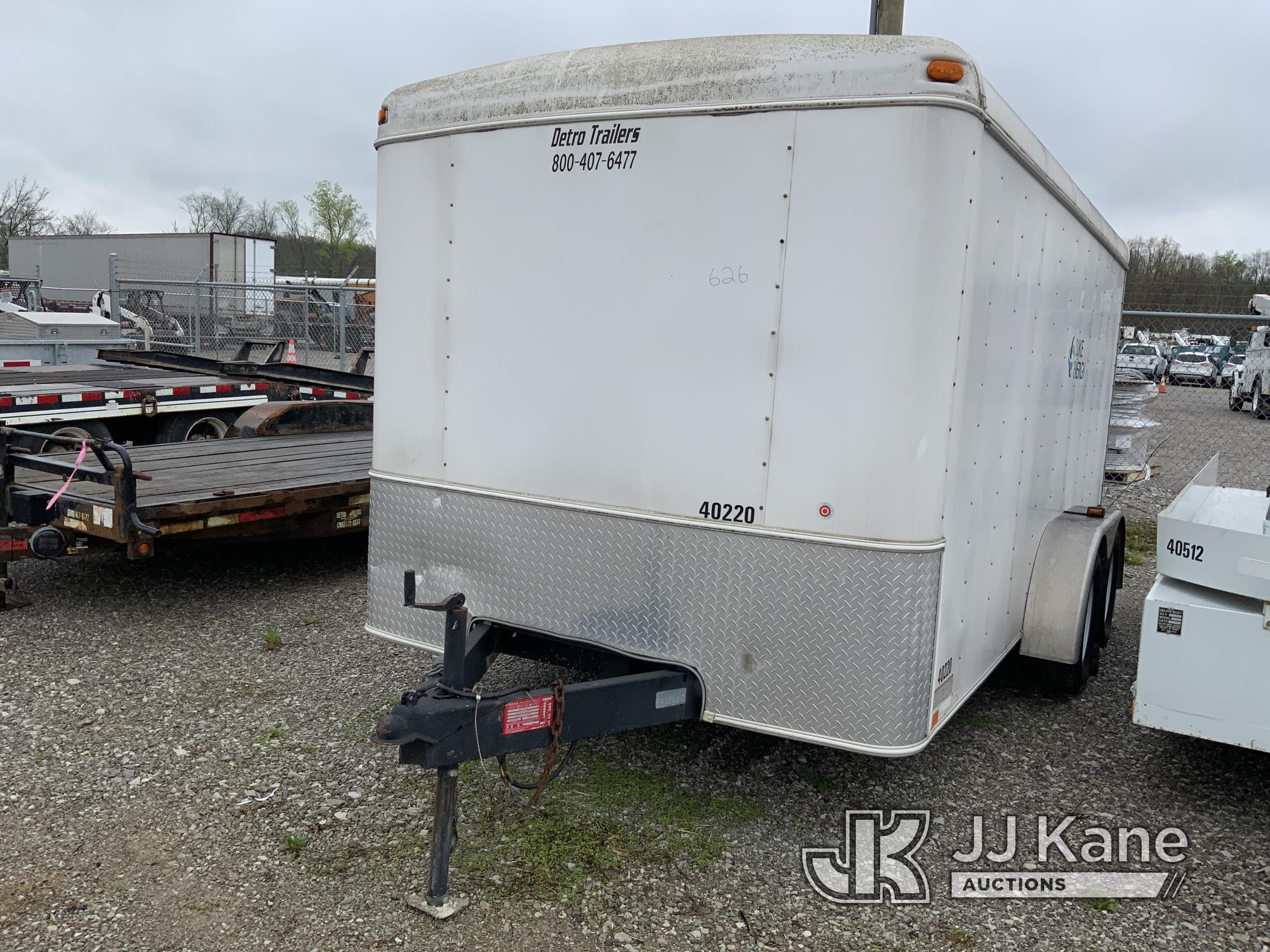 (Verona, KY) 2007 United T/A Enclosed Cargo Trailer Body Damage, Contents Included) (Duke Unit