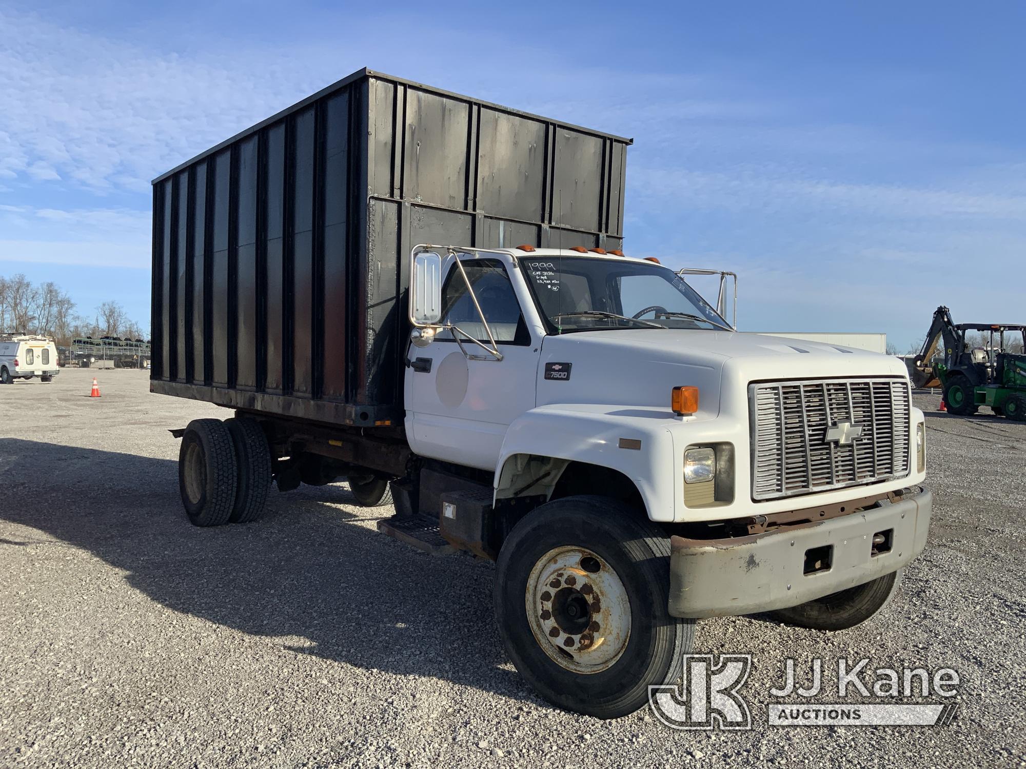 (Verona, KY) 1999 Chevrolet C7500 Dump Truck Runs, Moves & Operates) (Minor Hyd. Leak At Dump Cylind