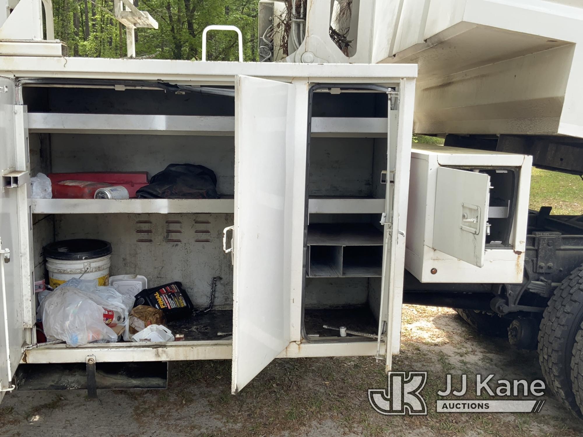 (Walterboro, SC) Altec LRV60-E70, Over-Center Elevator Bucket Truck mounted behind cab on 2010 Inter