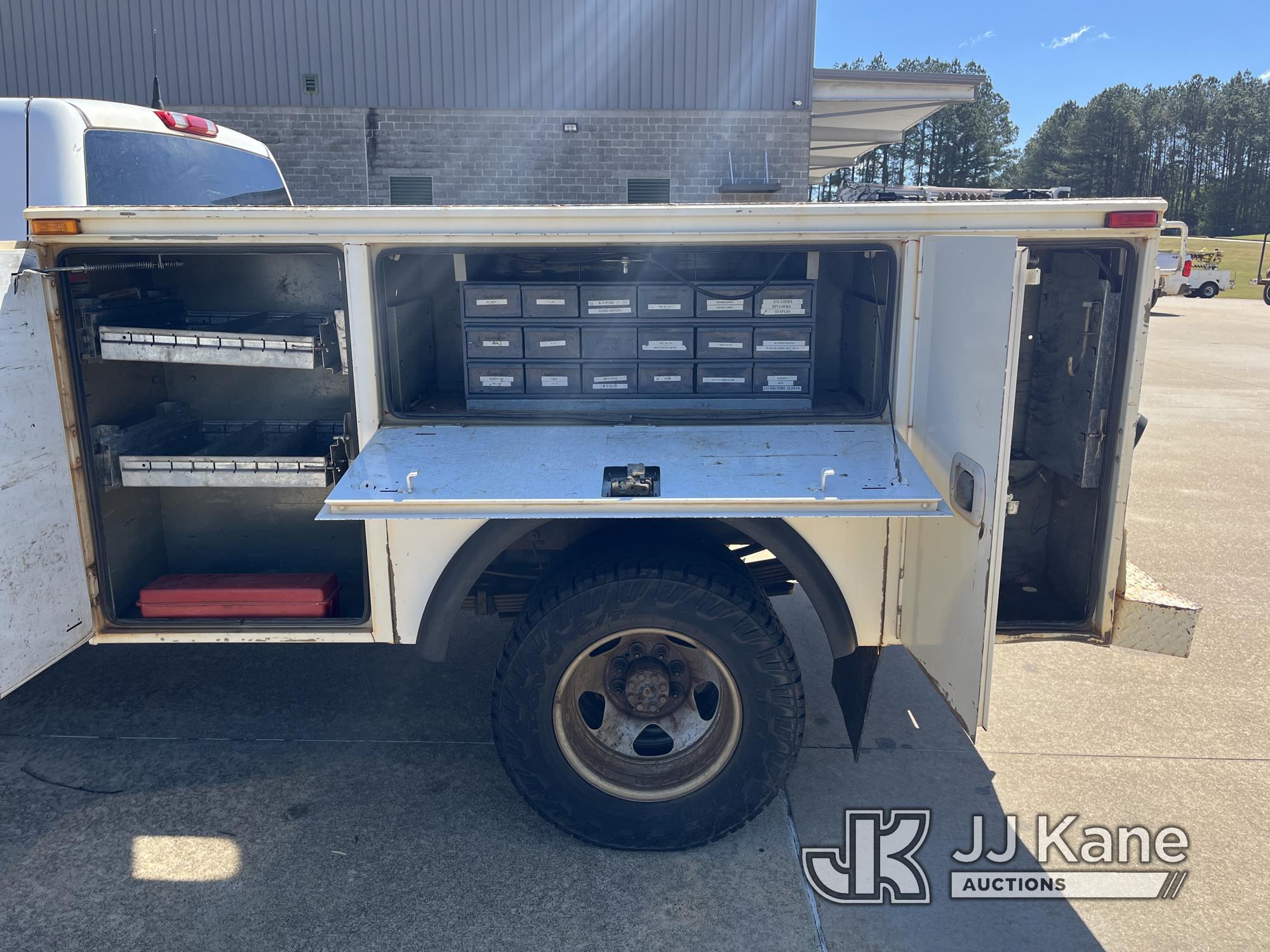 (Lagrange, GA) 2008 Chevrolet Silverado 3500HD 4x4 Extended-Cab Service Truck Runs & Moves