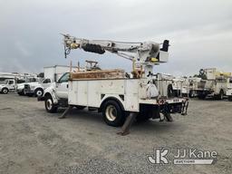 (Villa Rica, GA) Texex 4047, Digger Derrick rear mounted on 2009 Ford F-750 Utility Truck Runs, Move