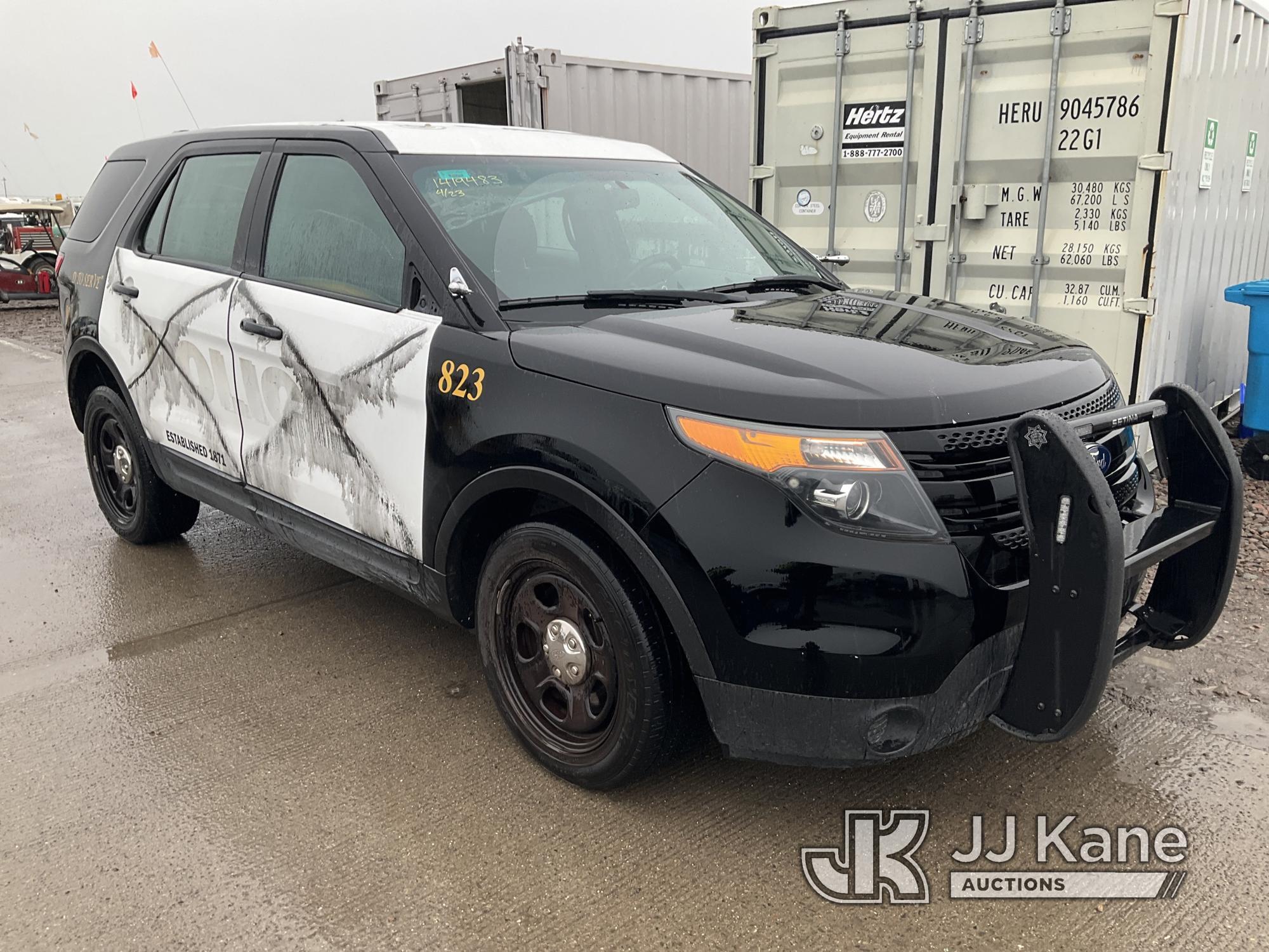 (Dixon, CA) 2015 Ford Explorer AWD Police Interceptor 4-Door Sport Utility Vehicle Runs & Moves) (Ro