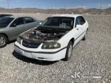 2001 Chevrolet Impala Body & Interior Damage, Missing Parts, Jump To Start, Turns Over, Will Not Sta