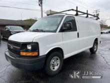 (Bensenville, IL) 2016 Chevrolet Express G3500 Cargo Van Runs & Moves) (Jump to Start) (Hood is Dent