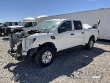 (El Paso, TX) 2019 Nissan Titan XD 4x4 Crew-Cab Pickup Truck Wrecked, Not Running Or Moving, Parts I