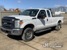 2013 Ford F250 4x4 Extended-Cab Pickup Truck Runs & Moves) (Body Damage, Rust Damage