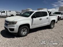 2015 Chevrolet Colorado 4x4 Crew-Cab Pickup Truck Runs & Moves) (Paint Damage, Spares In Bed,