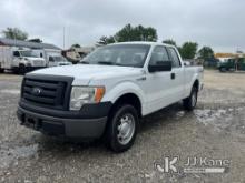 2011 Ford F150 4x4 Extended-Cab Pickup Truck Runs & Moves) (Check Engine Light On) (Rear Drivers Sid