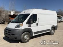 2014 RAM 2500 Promaster High Roof Tradesman Cargo Van Runs & Moves