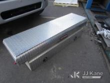 Toolbox Dimensions: 70 ½...in Wide x 20in Deep x 18 ½...in Tall (Has damage from forklift puncture H