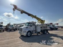Terex/Telelect XL4045, Digger Derrick rear mounted on 2009 Kenworth T300 4x4 Flatbed/Utility Truck R