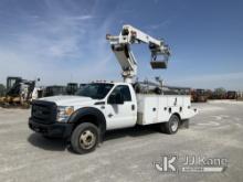 Altec AT235-P, Telescopic Non-Insulated Cable Placing Bucket Truck mounted behind cab on 2015 Ford F