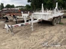 (Cypress, TX) 1998 Unknown T/A Pole/Material Trailer No Title) (Stands & Rolls