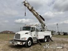 (Weslaco, TX) Terex/Telelect Commander C5048, Digger Derrick rear mounted on 2012 Kenworth T300 T/A