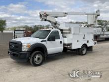 Altec AT200-A, Telescopic Bucket Truck mounted behind cab on 2013 Ford F450 Service Truck Runs, Move