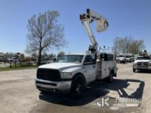 Versalift SST37, Articulating & Telescopic Bucket center mounted on 2012 Dodge 5500 4x4 Service Truc