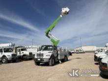 Altec TA41M, Articulating & Telescopic Material Handling Bucket Truck mounted behind cab on 2015 Fre