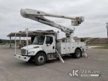 Altec AM55-MH, Over-Center Material Handling Bucket Truck rear mounted on 2013 Freightliner M2 106 U