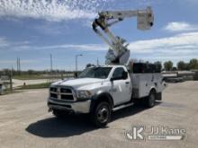 Altec AT37G, Articulating & Telescopic Bucket rear mounted on 2016 RAM 5500 4x4 Utility Truck Runs, 